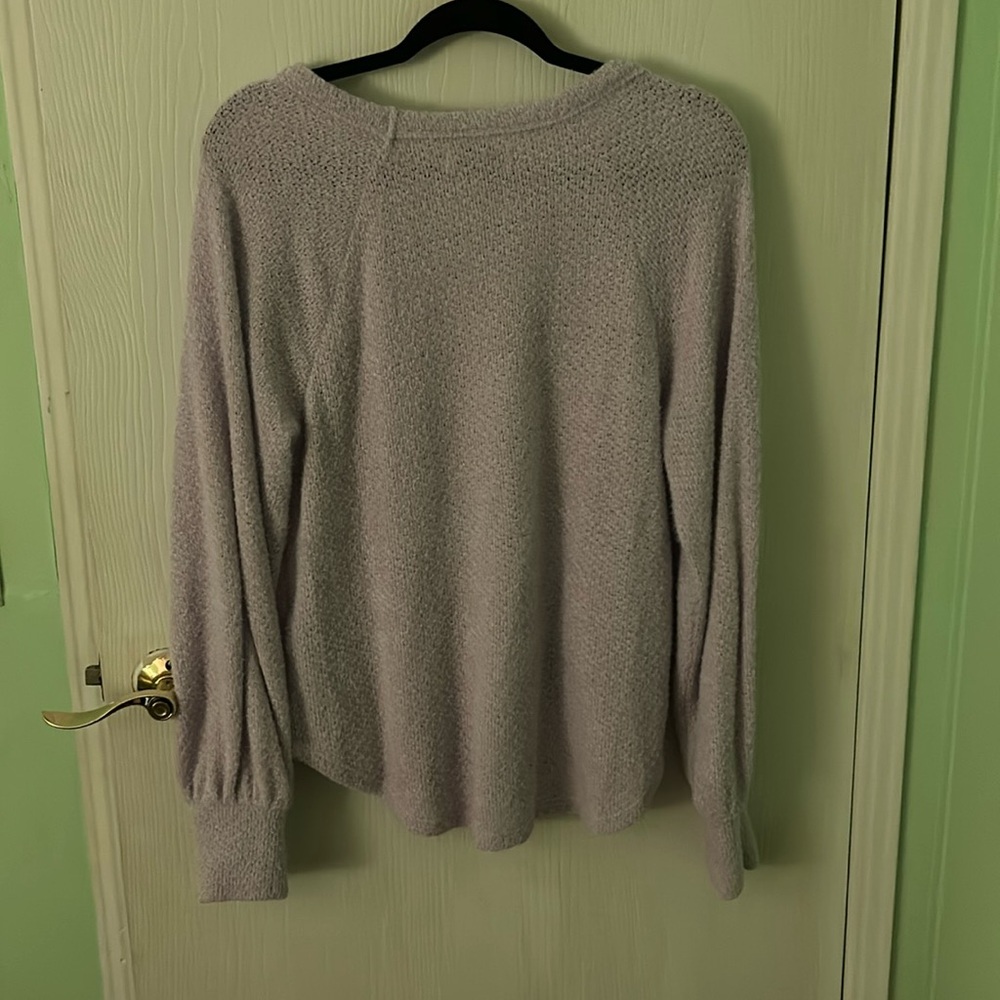 Hollister lavender sweater.